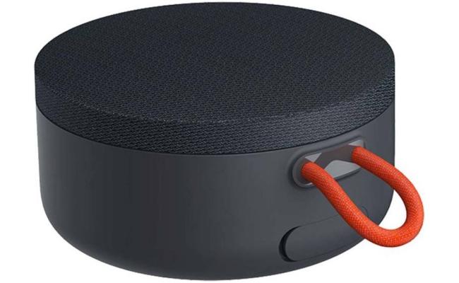 Xiaomi Mi Portable Bluetooth Speaker, Dual Audio Stereo Sound, IP68 Water Resistant, Bluetooth 5.0, 10 Hours Battery Life, One Button To Call, Type C Charging Port - Gray